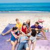 MXICNC Sandfree Beach Blanket Waterproof Portable Lightweight Picnic Mat Oversized Extra Large 79"83" Blanket for 4-7 Adults for Travel, Camping, Hiking, Mandala view 3