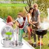 Acelane Camping Mess Kit Camping Plates Dishes Stainless Steel Camping Utensils Set Tableware Dinnerware with Bowls Cups Cutlery 1-2 Person for Backpacking, Hiking, Picnic, BBQ, RV Travel view 4