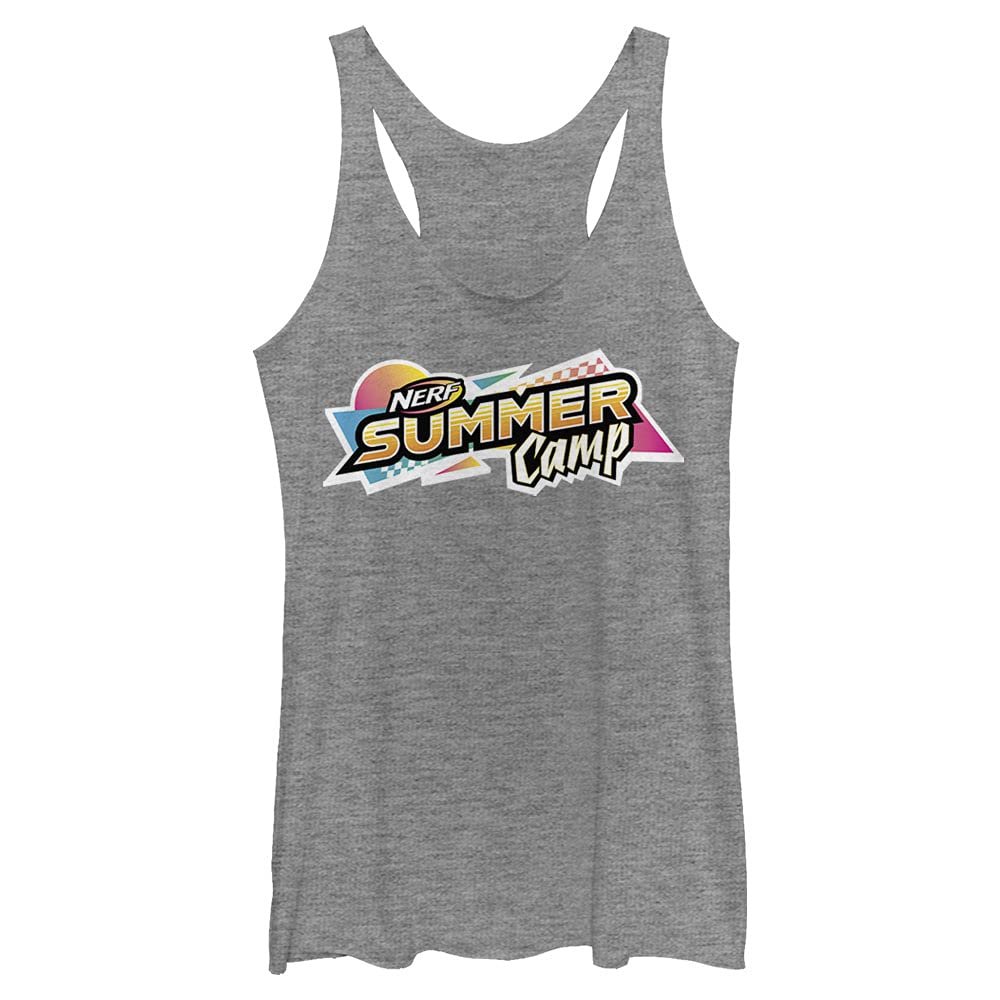 Hasbro Nerf Nerf Camp Tri-Blend Racerback Layering Tank Gray Heather