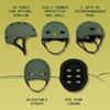 Retrospec Dakota Bicycle / Skateboard Helmet for Adults - Commuter, Bike, Skate, Scooter, Longboard & Incline Skating - Highly Protective & Premium Ventilation- Large -Matte Forest view 2