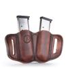 1791 Gunleather 1911 Holster and Mag Pouch Bundle - Right Handed OWB Leather Gun Holster and Mag Holster - Vintage Brown view 3