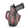 1791 Gunleather 1911 Holster and Mag Pouch Bundle - Right Handed OWB Leather Gun Holster and Mag Holster - Vintage Brown view 4