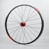 LvTu 30mm Road Bike Wheelset 700C V/C - Brake, Double Wall Aluminum Alloy Rim QR 7-11 Speed Wheels Hub Bike Accessories (Size : Red) view 3