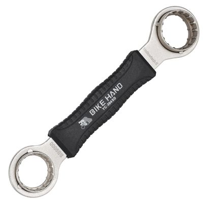 BIKE HAND Bicycle Bottom Bracket Tool - Compatible with Shimano Hollowtech II/BB9000, BBR60, M8000, Sram Dub, Truvativ GXP, FSA Mega EVO or Campagnolo Ultra-Torque - 16 Notch 39, 41, 44mm & Sram Dub