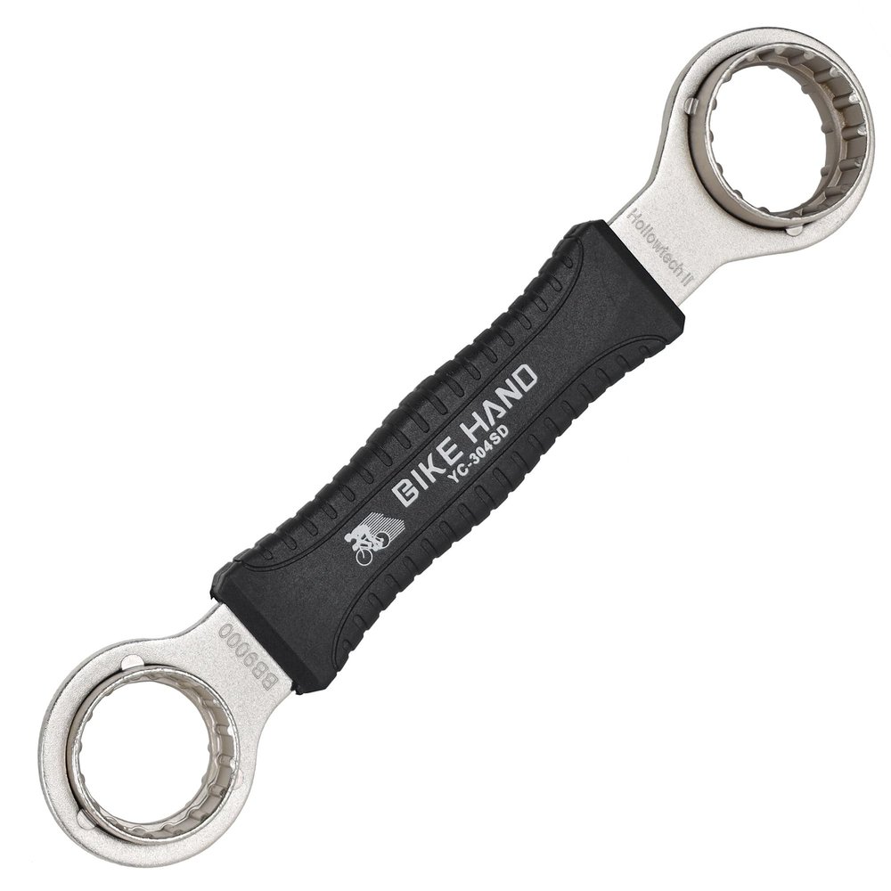 BIKE HAND Bicycle Bottom Bracket Tool - Compatible with Shimano Hollowtech II/BB9000, BBR60, M8000, Sram Dub, Truvativ GXP, FSA Mega EVO or Campagnolo Ultra-Torque - 16 Notch 39, 41, 44mm & Sram Dub