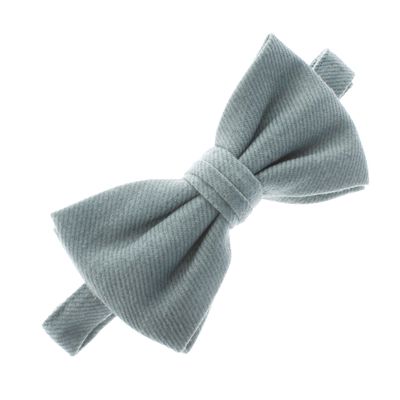 My Lello Child Linen Adjustable Pre-Tied Bow Tie - Smoky Blue