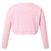Duoremi Kids Girls' One Button Closure Knitted Sweater Long Sleeve Bowknot Bolero Cardigan for Flower Girls Dress Up D1 Bowknot Pink 12 view 2