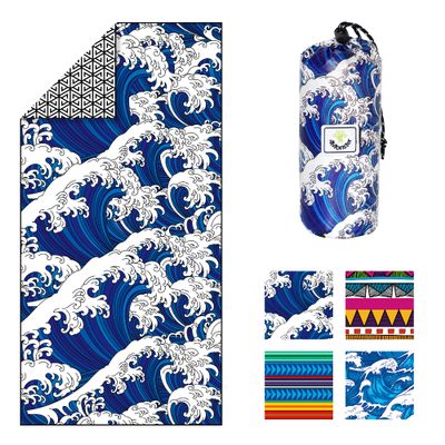 4Monster Microfiber Beach Towel Quick Dry,Super Absorbent Lightweight Travel Towel for Swimmers, Sand Free Camping Towel, Beach Towels for Pool,Swim,Water Sports,Yoga