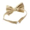 My Lello Child Linen Adjustable Pre-Tied Bow Tie - Navy view 3