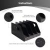 Adoreal Gun Rack for Pistol, Pistol Rack Handgun Rack Gun Cabinet Storage, Pistol Organizer Accessories, 4 Gun Holders Fit Most Pistols, Stong Steel Construction, High-Density Foam Padding view 3