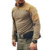 EMERSONGEAR UMP Frogmen Tactical Airsoft Paintball Hiking Quick Dry Shirts for Men Long Sleeve Gym Training T-Shirt Khaki view 1