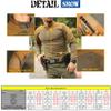 EMERSONGEAR UMP Frogmen Tactical Airsoft Paintball Hiking Quick Dry Shirts for Men Long Sleeve Gym Training T-Shirt Khaki view 3