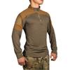 EMERSONGEAR UMP Frogmen Tactical Airsoft Paintball Hiking Quick Dry Shirts for Men Long Sleeve Gym Training T-Shirt Khaki view 2