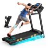 FYC Folding Treadmill with Incline for Home, 330 lbs Weight Capacity, 3.5HP Quiet Motor, 3-Level Adjustable Incline, Wide Running Belt (41.3" x 17")  Ideal for Running, Walking & Small Spaces