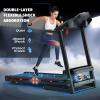 FYC Folding Treadmill with Incline for Home, 330 lbs Weight Capacity, 3.5HP Quiet Motor, 3-Level Adjustable Incline, Wide Running Belt (41.3" x 17")  Ideal for Running, Walking & Small Spaces view 4