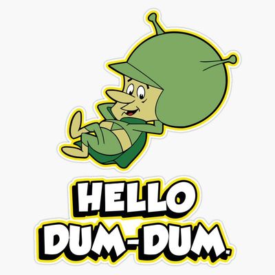 CNW Studio Hello Dum Dum : Gazoo Vinyl Waterproof Sticker Decal Car Laptop Wall Window Bumper Sticker 5"