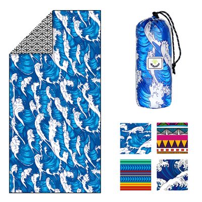 4Monster Microfiber Beach Towel Quick Dry,Super Absorbent Lightweight Travel Towel for Swimmers, Sand Free Camping Towel, Beach Towels for Pool,Swim,Water Sports,Yoga