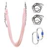 SKYPHAROS 5.5 Yards Aerial Silks Yoga Swing Set - Aerial Yoga Hammock Kit Anti-Gravity Flying for Fitness, Low/Non Stretch Nylon Tricot Fabric Hardware Included for Dance view 1