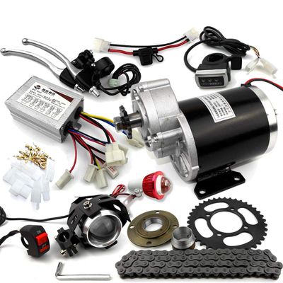 L-faster 36V48V 600W Trike Conversion Kit with Thumb Throttle and 38 Teeth Sprocket for 420 Motorcycle Chain (48V 600W kit)