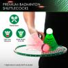 E-Jet Badminton Shuttlecocks 4pcs, Badminton Birdies - Lighting Glow in The Dark Night, White, EOB332562021 view 2