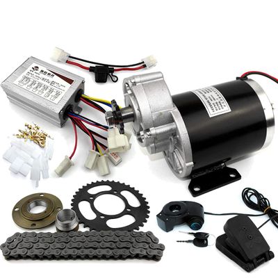36V48V 600W Trike Brushed Conversion Kit with Pedal Accelerator Tricycle Gear Decelerating Engine Chain Drive (48V 600W kit)
