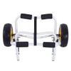 M-K Kayak Canoe Carrier Foldable Kayak Dolly Trolley Wheel Trailer Cart Transport view 1