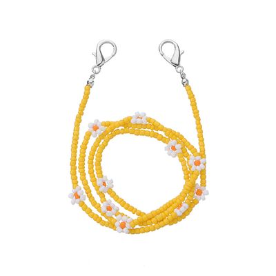 COLORFUL BLING Daisy Flower Beads Sunglasses Lanyards Holder Chain Necklace Anti-Lost Strap -3