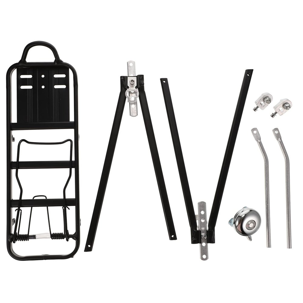 Wakauto Cargo Rear Rack Luggage Carrier for Easy Installation and Enhanced Safety for Trips and Commuting
