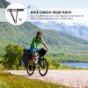 Wakauto Cargo Rear Rack Luggage Carrier for Easy Installation and Enhanced Safety for Trips and Commuting view 3