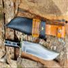 EGKH - 12 inches Blade The Regulator Khukuri - Handmade in Nepal - full tang - Balance water tempered - sharpen ready to use - Horn Handle view 3