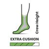 SmartWool Hike Classic Edition Extra Cushion Crew Socks, Medium Gray, Large view 4