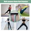 Multi-Purpose Storage Rack for Resistance Bands, Straps, Jump Ropes, Foam Rollers, Chains, Weight Belts, Tools - Heavy Duty, Fitness Bands Rack view 3