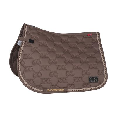 B Vertigo Monaco All Purpose Saddlepad - Shiitake Beige - Horse