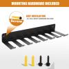 Multi-Purpose Storage Rack Resistance Bands Rack Gym Storage Rack Fitness Bands Rack Heavy Duty Rack for Resistance Bands, Straps, Jump Ropes, Foam Rollers, Chains, Weight Belts, Tools (M-17) view 4