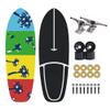 WZFANJIJ Skateboard for Beginners,Longboard Skateboard 7-Ply Canadian Maple Deck, 31" X 8" Complete Skateboard Double Kick Concave Standard Skateboard for Kids Teens & Adults,g view 1