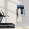 2 Tier Multi-Purpose Heavy Duty Storage Rack for Resistance Bands, Straps, Jump Ropes, Foam Rollers, Chains, Weight Belts, Tools view 4