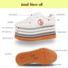 Chinese Traditional Kung Fu Yongchun Martial Arts Shoes Non-Slip De Taekwondo Shoes for Men Women for Daily Training Taichi Shoes,YellowSoleRedLogo-8.5 view 4