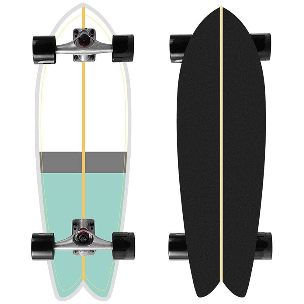 WZFANJIJ Skateboard, Long Boards Skateboard, Complete Board 31 X 8 Inch Skateboards with, for Children, Adolescents and Adults, Load 150kg,b