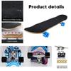 WZFANJIJ Skateboard, Long Boards Skateboard, Complete Board 31 X 8 Inch Skateboards with, for Children, Adolescents and Adults, Load 150kg,i view 4