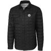 Cutter & Buck Men's Black Pittsburgh Steelers Rainier Shirt Jacket view 1
