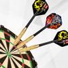ONE80 All-in-One Dartgame Center with Self-Healing Sisal/Double-Sided Dartboard & Multifunctional Cabinet 6 Steeltip Darts and Mounting Kit Included (Vapro Bristle Board Cabinet Set Black) view 3