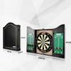 ONE80 All-in-One Dartgame Center with Self-Healing Sisal/Double-Sided Dartboard & Multifunctional Cabinet 6 Steeltip Darts and Mounting Kit Included (Vapro Bristle Board Cabinet Set Black) view 4