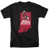 Ball State University Official State Shape Unisex Adult T-Shirt, State Shape, 5X-Large view 1
