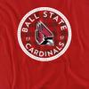 Ball State University Official Plaid Badge Unisex Adult T-Shirt, Plaid Badge, 5X-Large view 3