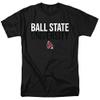 Ball State University Official Stacked Unisex Adult T-Shirt, Stacked, 5X-Large view 1