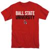 Ball State University Official Stacked Unisex Adult T-Shirt, Stacked, 5X-Large view 2