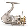13 Fishing - Kalon C Spinning Reel - 6.2:1 Gear Ratio - 3.0 Size (Salt+Fresh) - KLC-6.2-3.0,Silver/Gold view 3