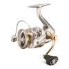 13 FISHING - Kalon C Spinning Reel - 6.2:1 Gear Ratio - 2.0 Size (Salt+Fresh) - KLC-6.2-2.0, Silver/Gold view 4