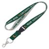Miami (Florida) Hurricanes Lanyard with Detachable Buckle 1" Width - Heathered/Jersey Print view 1