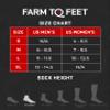 Farm to Feet Standard Crew Merino Wool Socks, Black, Large view 2